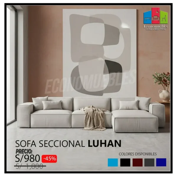 SOFA SECCIONAL LUHAN